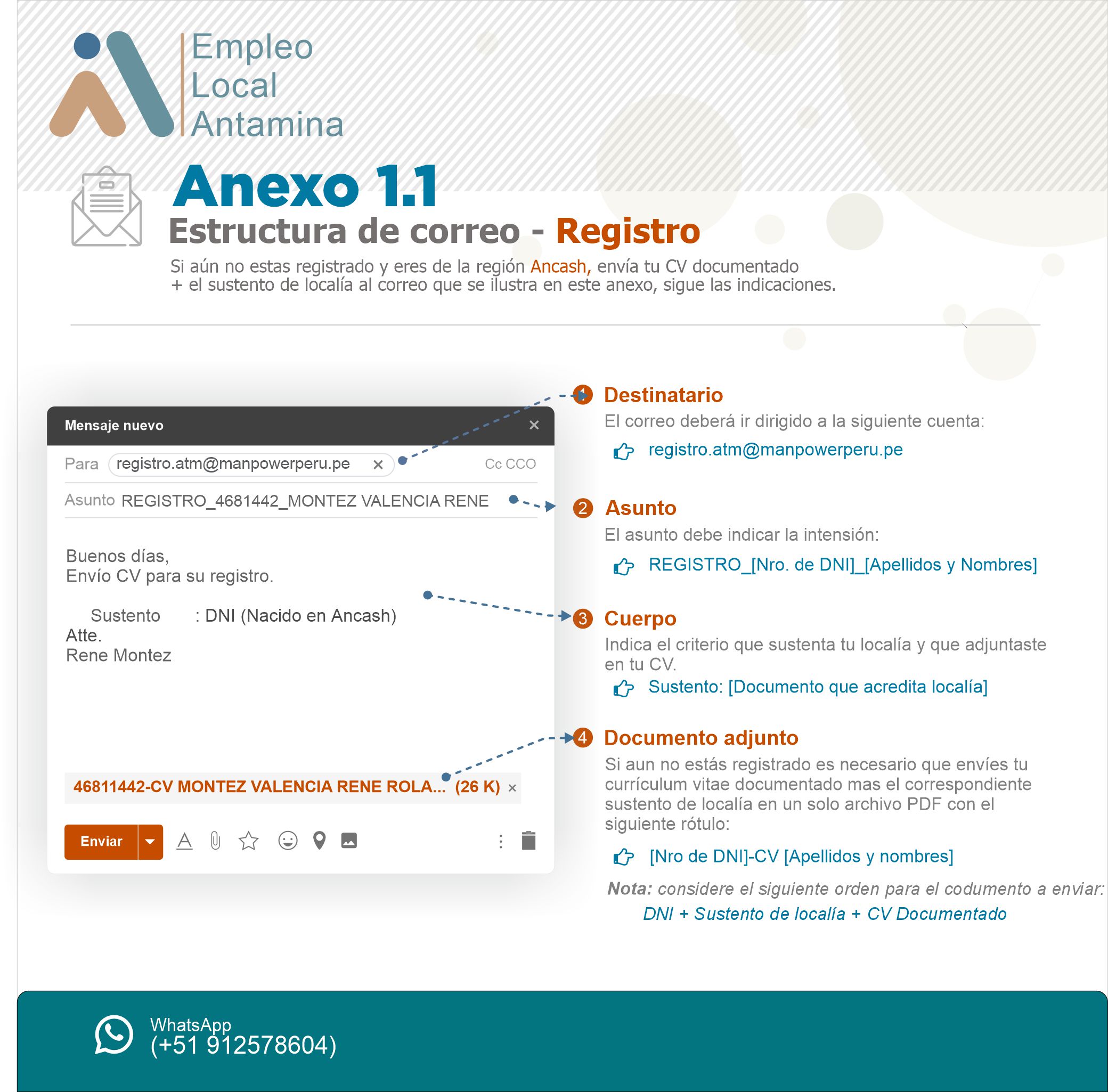 Proceso de registro en la plataforma